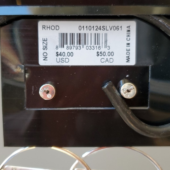 BCBGeneration Rhinestone Silver Dangle Earrings - Picture 6 of 8